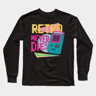 Retro never dies Long Sleeve T-Shirt